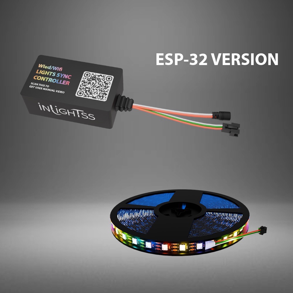 Inlightss WLED Controller with 1M strip light